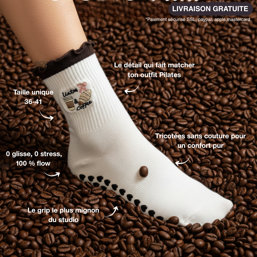 Chaussettes Grip Pilates