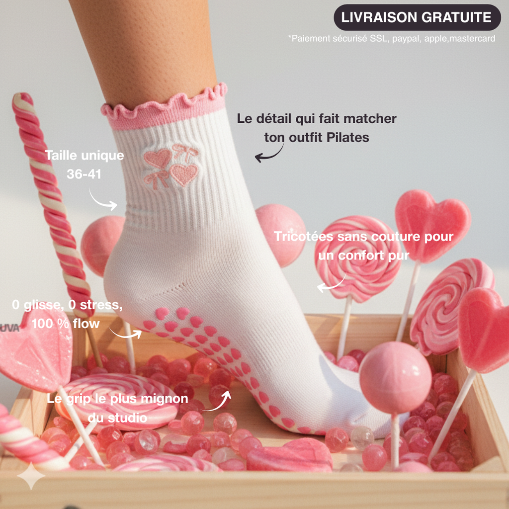 Chaussettes Grip Pilates