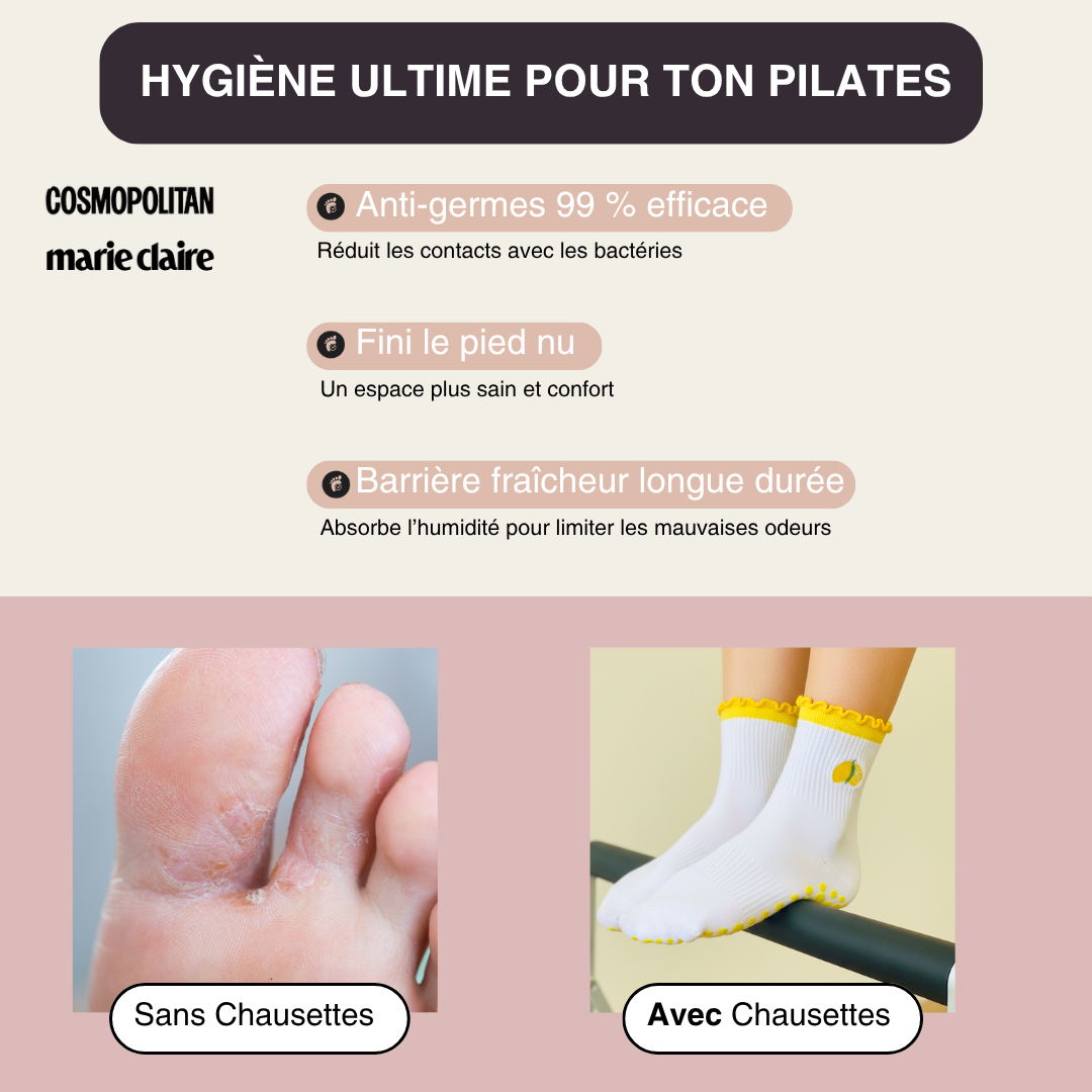 Chaussettes Grip Pilates