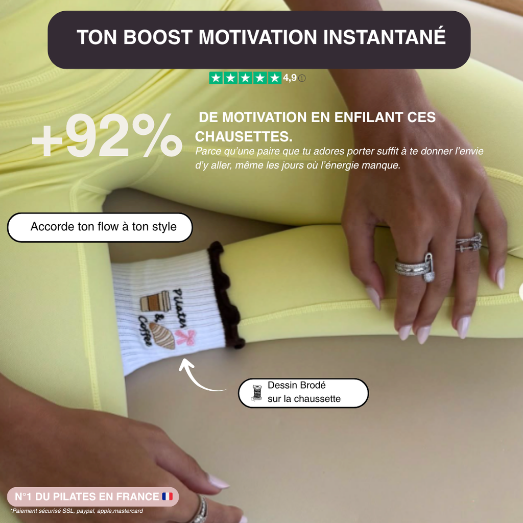 Chaussettes Grip Pilates