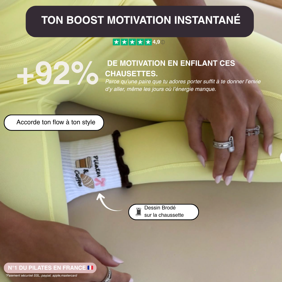 Chaussettes Grip Pilates